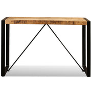 Dining Table Solid Rough Mango Wood 120 cm