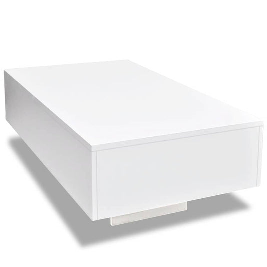 Coffee Table | High Gloss White | MDF with a high gloss finish