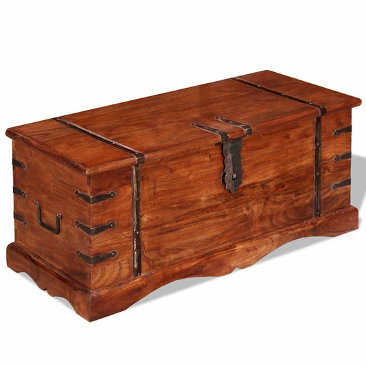 Storage Chest | Brown with a honey finish