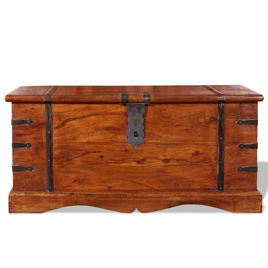 Storage Chest | Brown with a honey finish