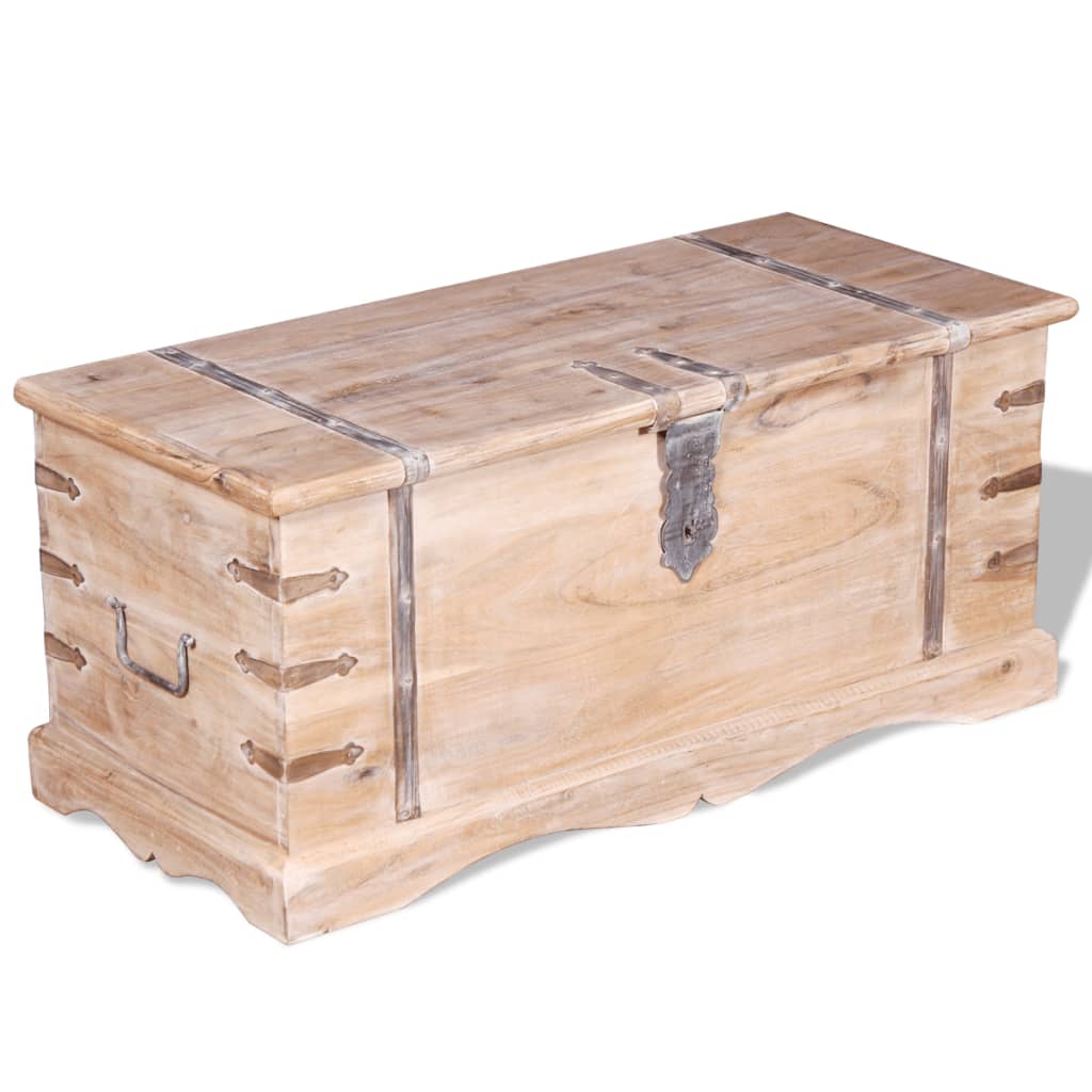 Storage Chest | Brown | Solid Acacia wood | Medium | Storage Chest