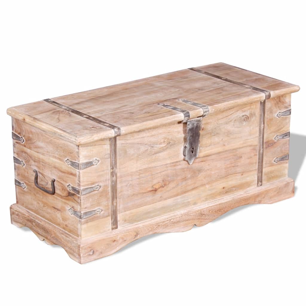 Storage Chest | Brown | Solid Acacia wood | Medium | Storage Chest