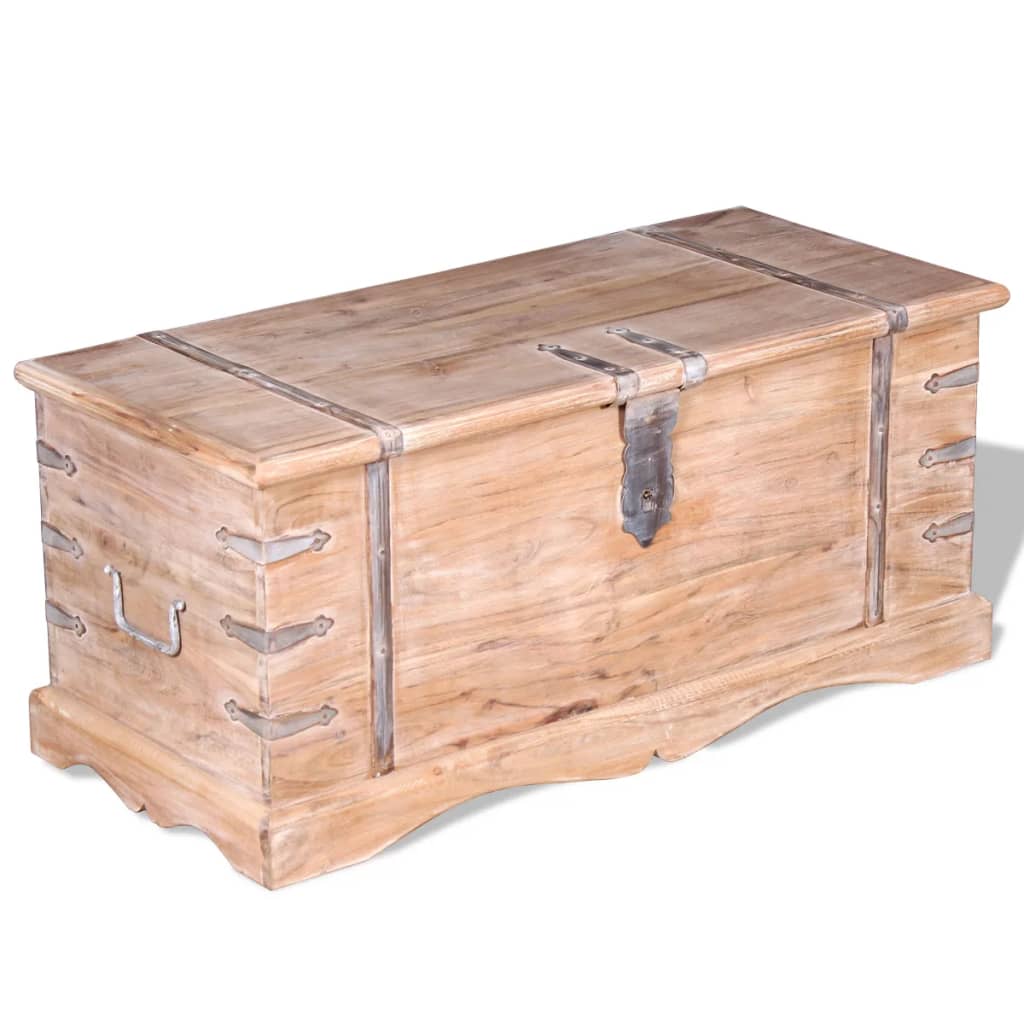 Storage Chest | Brown | Solid Acacia wood | Medium | Storage Chest
