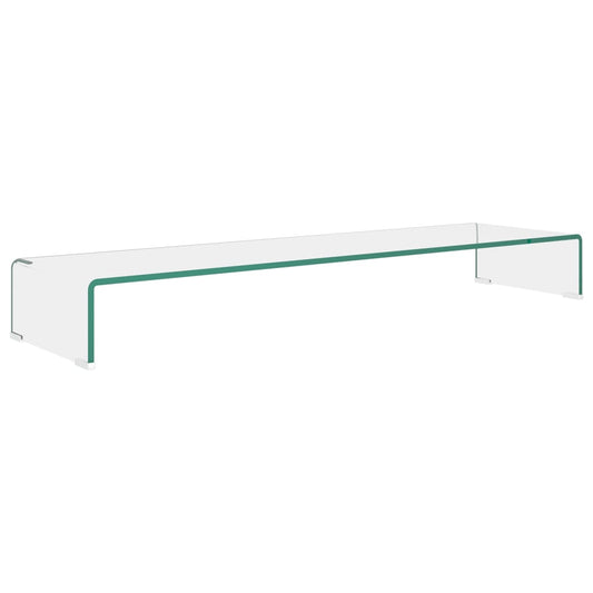 Tv Stand | Clear | Tempered Glass | Modern | TV Stand | Rectangular