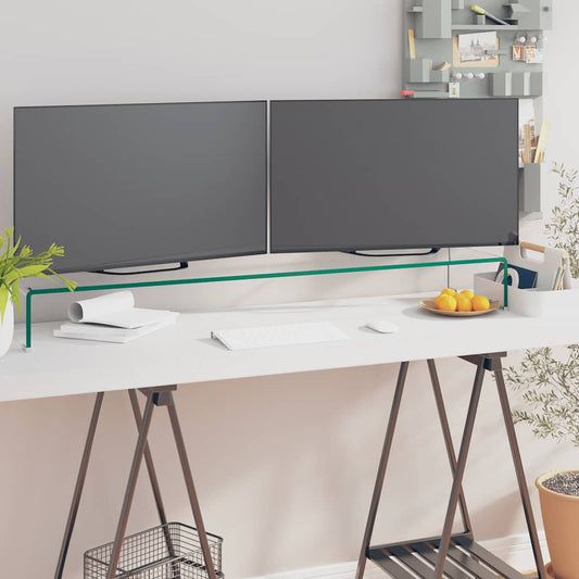 Tv Stand | Clear | Tempered Glass | Modern | TV Stand | Rectangular