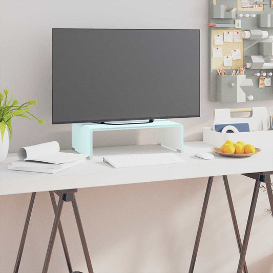 Tv Stand | Green | Tempered glass | Small | Sleek | TV Stand