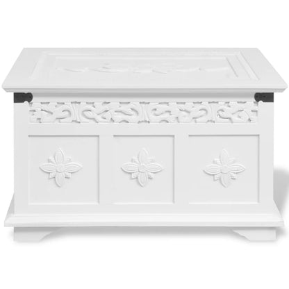 Storage Chest | White | MDF and Solid Pine wood | Large and Small