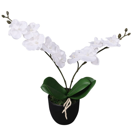 Artificial Plant | White | Fabric | Small |  Durable  | Artificial Plant