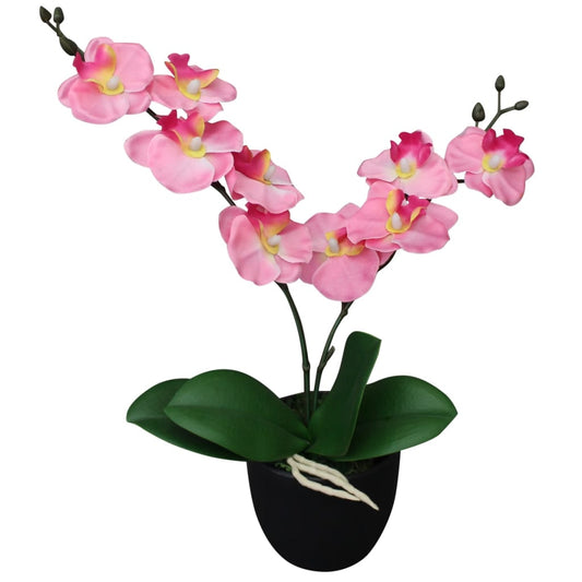 Artificial Plant | Pink | Plastic, Fabric, Iron Wire | 30 cm tall
