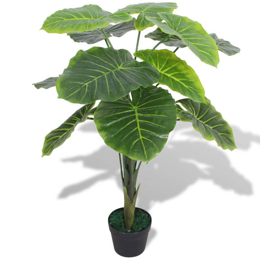 Artificial Plant | Green | Plastic and real wood | 85 cm |  Durable