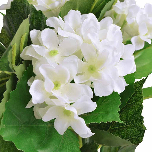 Artificial Plant | White,Pale Green | Plastic,Iron Wire,Polyester
