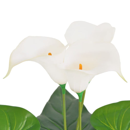 Fake Plant | White | Plastic | Small | Durable | Fake Plant | Cylindrical
