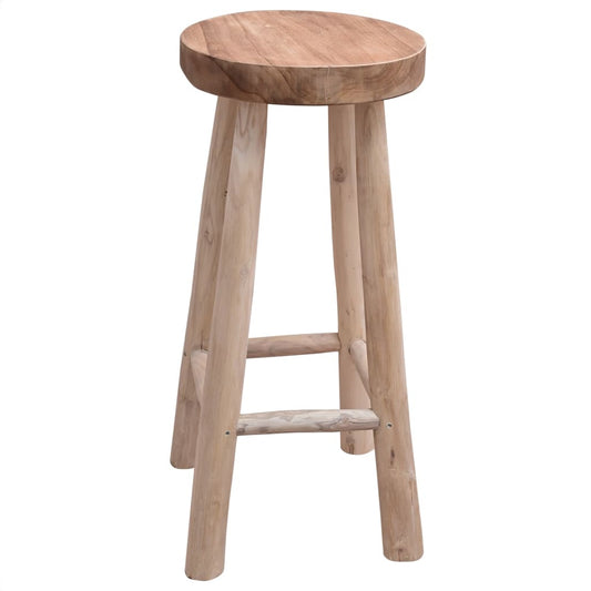 244545 vidaXL Bar Stool Solid Teak Wood