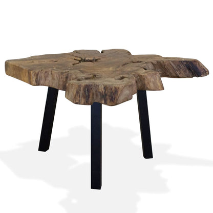 Coffee Table | Natural Teak | Genuine Teak | 80x70x38 cm | Durable