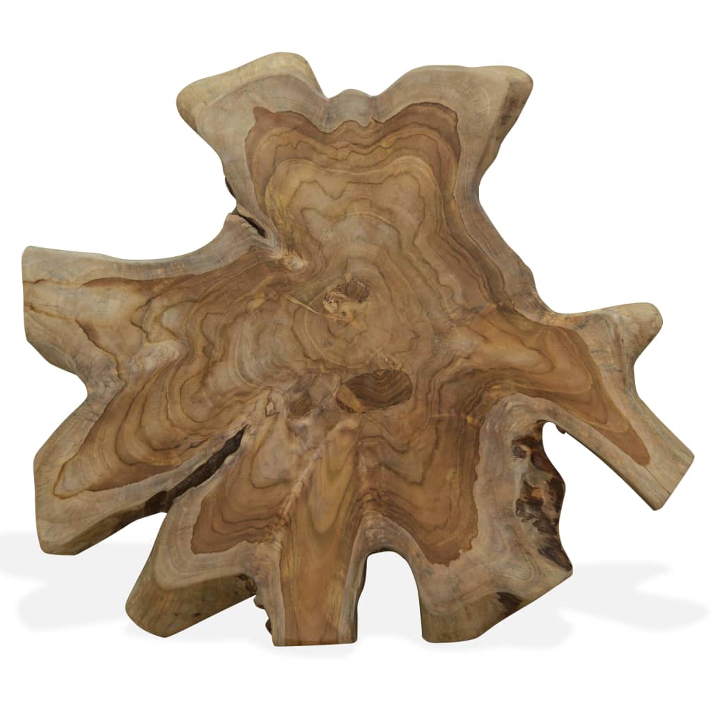 Coffee Table | Natural Teak | Genuine Teak | 80x70x38 cm | Durable
