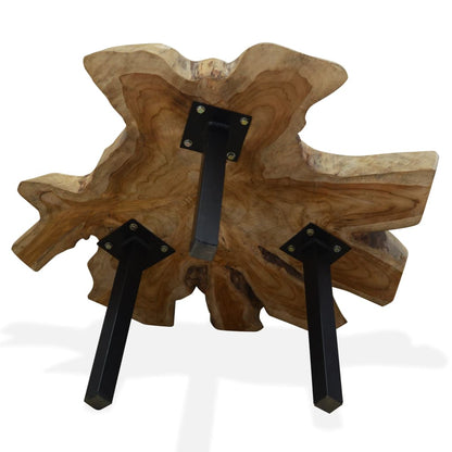 Coffee Table | Natural Teak | Genuine Teak | 80x70x38 cm | Durable