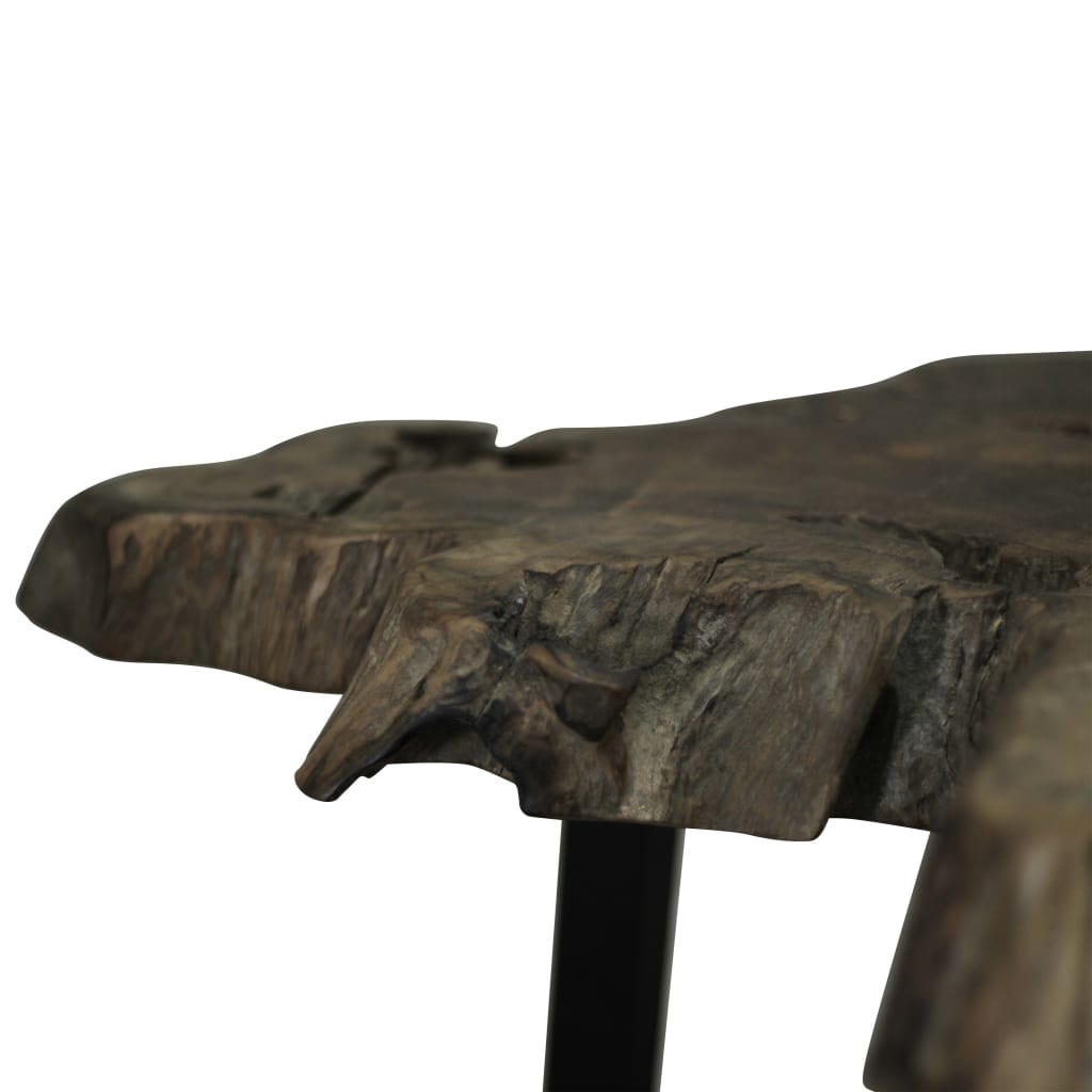 Coffee Table | Natural Teak | Genuine Teak | 80x70x38 cm | Durable