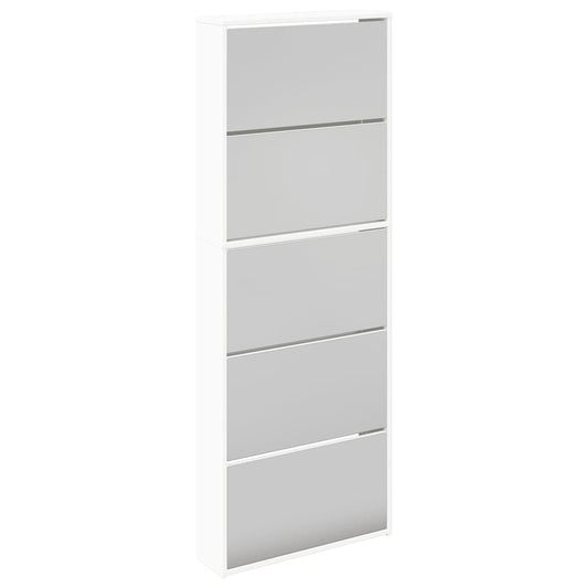 Shoe Rack | White | Engineered Wood | Large | Shoe Rack | Rectangular