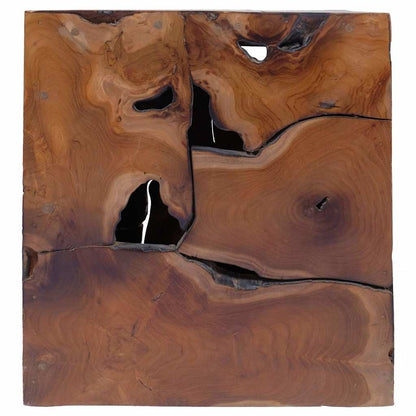 Stools 2 pcs Brown 40x40x45 cm Solid Teak Wood