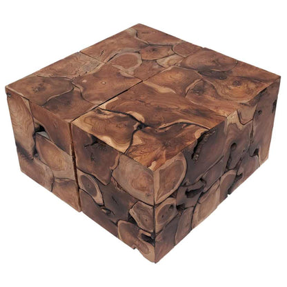 Stools 4 pcs Brown 40x40x45 cm Solid Teak Wood
