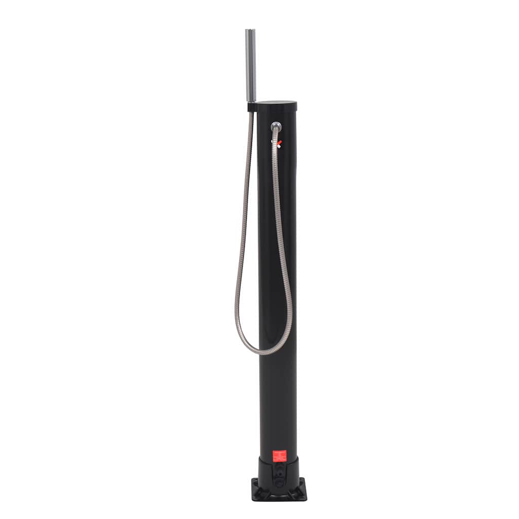 Solar Shower | Black | PVC | Medium | Adjustable Armrests