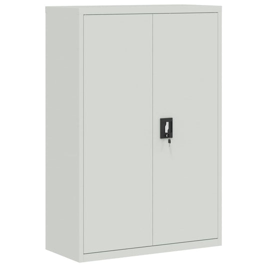 Filling Cabinet | Grey | Steel | Large | Height-Adjustable Shelves