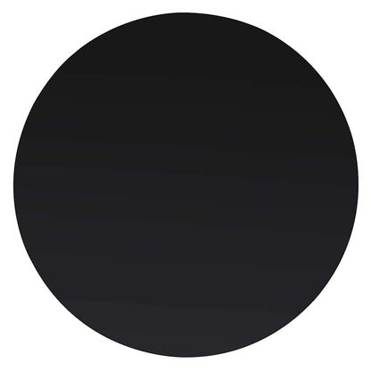 Table Top | Black | Tempered Glass | 40 cm | Round | Modern