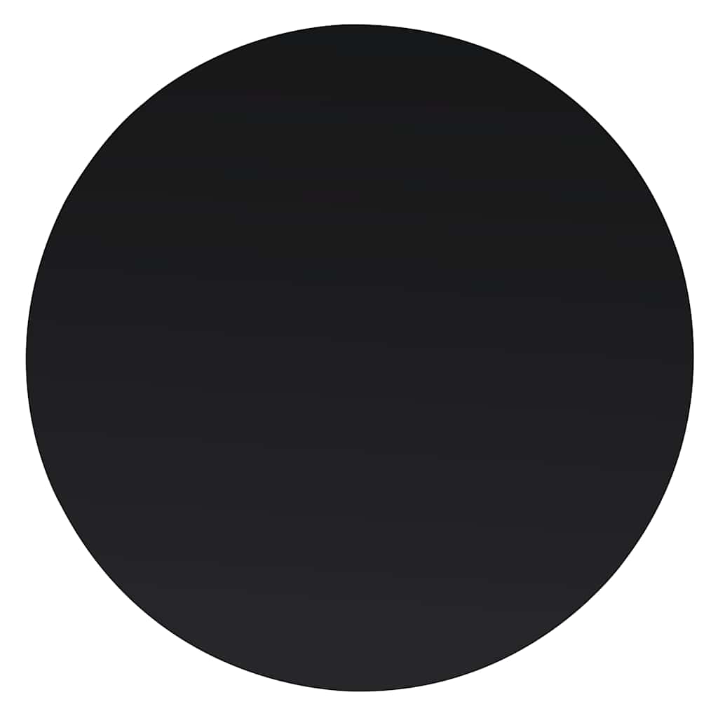 Table Top | Black | Tempered Glass | 800 mm | Table Top | Round | Modern