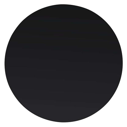 Table Top | Black | Tempered Glass | 800 mm | Table Top | Round | Modern