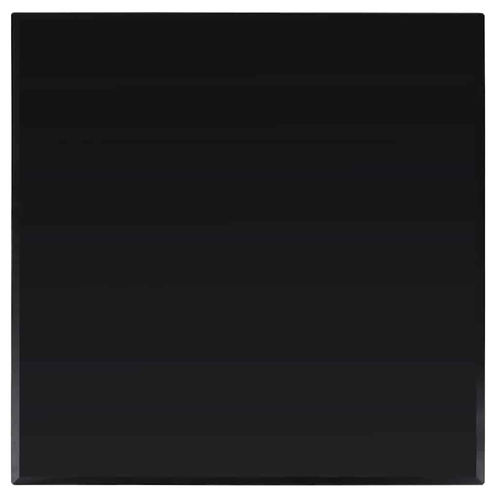 Table Top | Black | Tempered glass | 800 x 800 mm