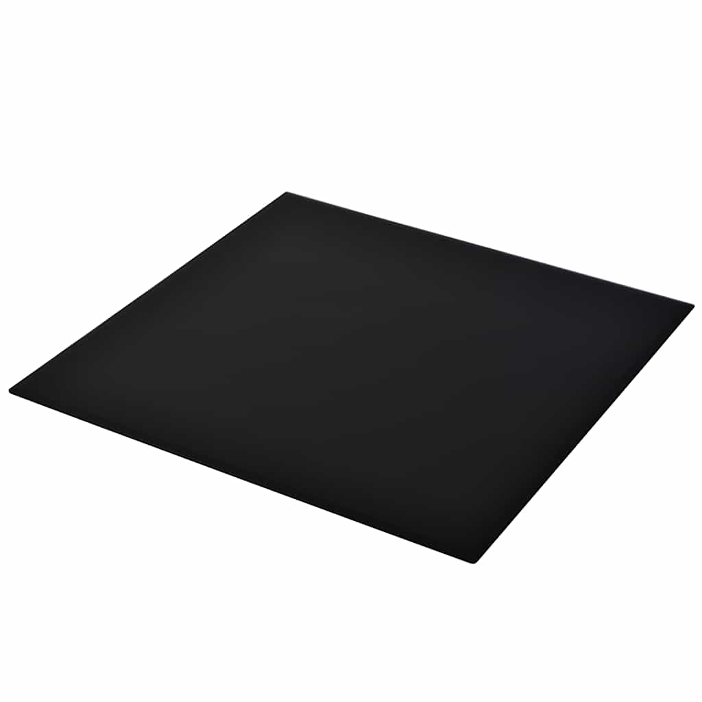 Table Top | Black | Tempered glass | 800 x 800 mm