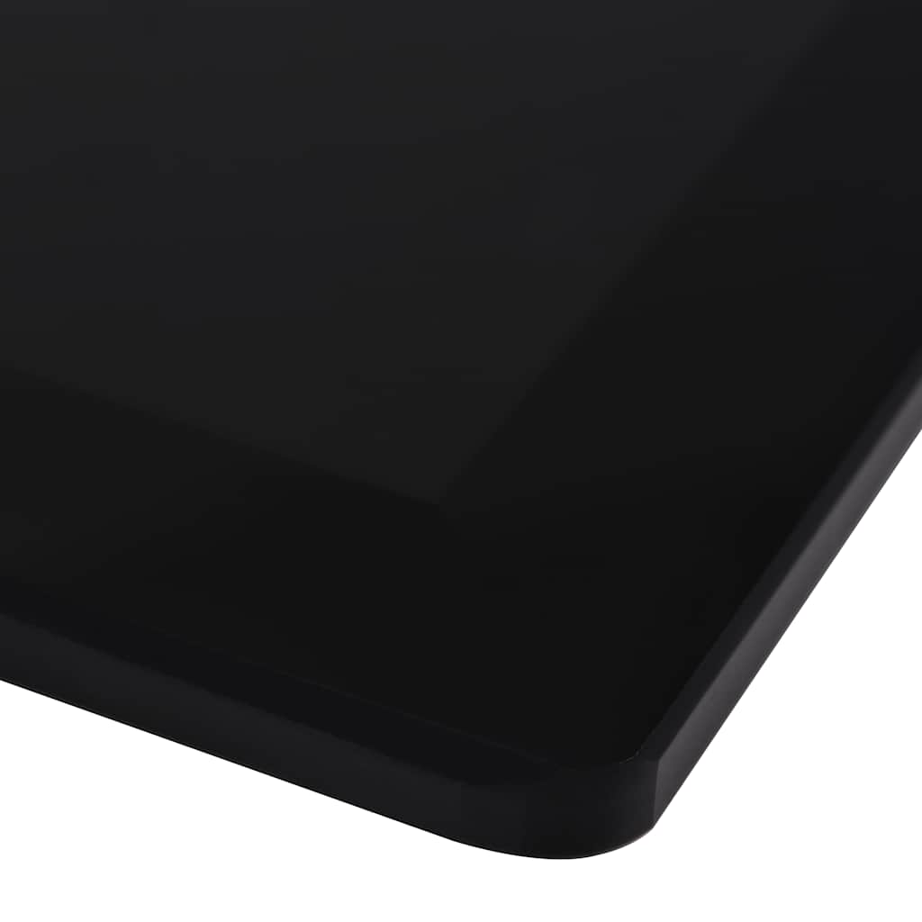 Table Top | Black | Tempered glass | 800 x 800 mm
