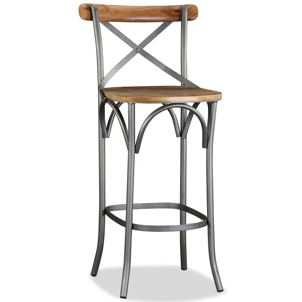 Bar Stool Solid Mango Wood