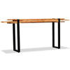 Console Table Solid Reclaimed Wood Adjustable