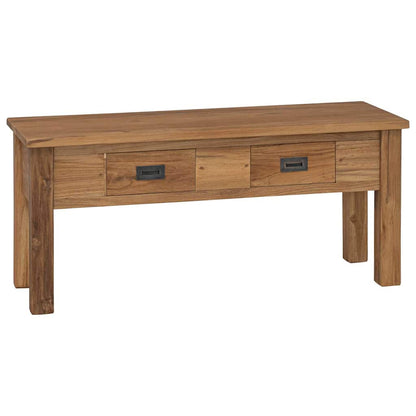 Hall Bench Solid Teak 90x30x40 cm