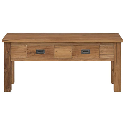 Hall Bench Solid Teak 90x30x40 cm