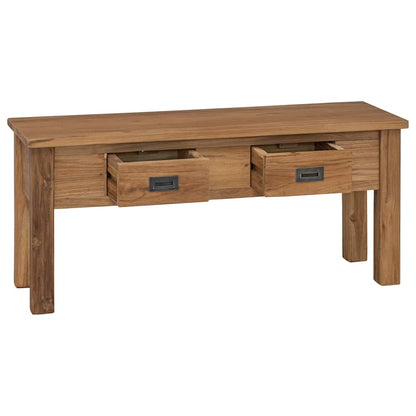 Hall Bench Solid Teak 90x30x40 cm