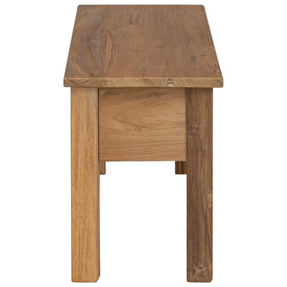 Hall Bench Solid Teak 90x30x40 cm