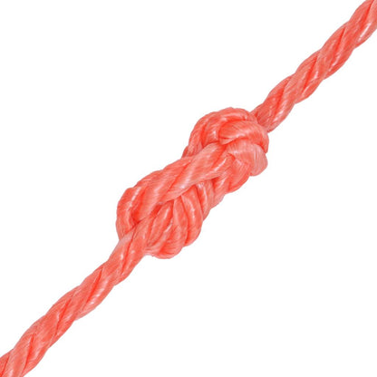 Twisted Rope Polypropylene 10 mm 100 m Orange