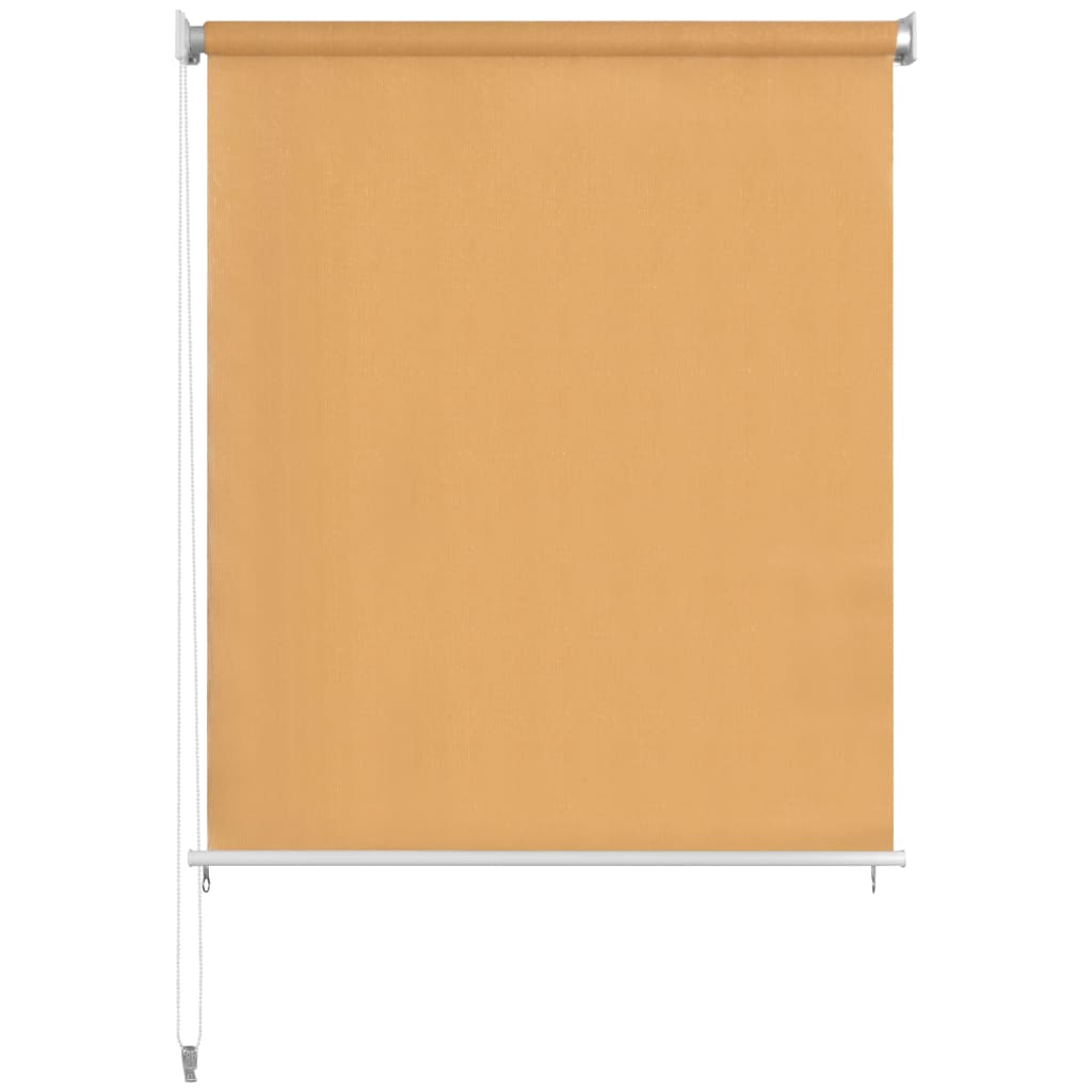 Outdoor Roller Blind 120x140 cm Beige