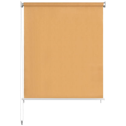 Outdoor Roller Blind 120x140 cm Beige