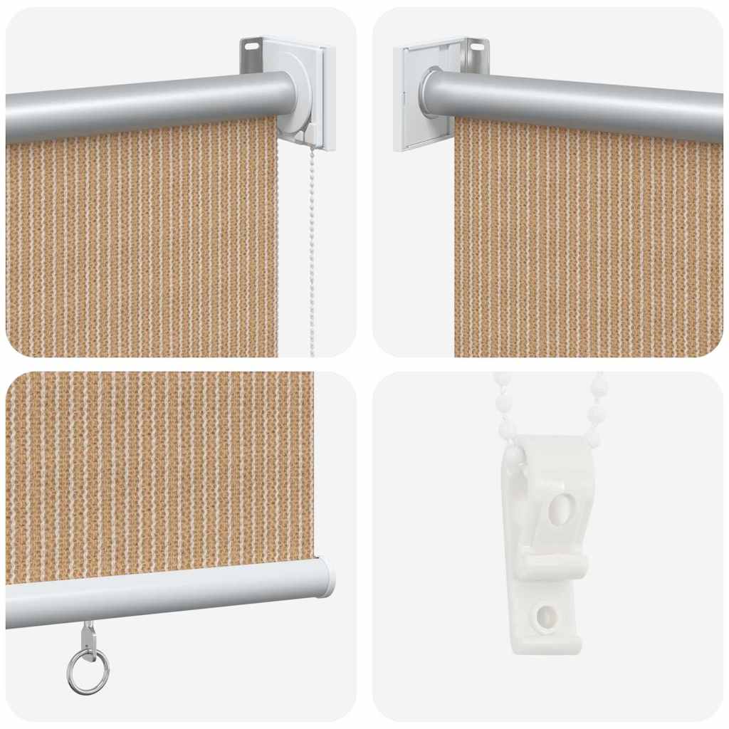 Outdoor Roller Blind 165(W)x230(H) cm Beige