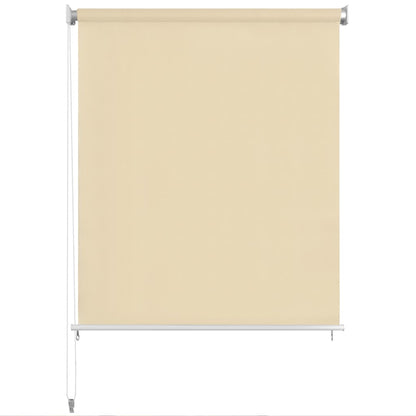 Outdoor Roller Blind 100x140 cm Cream