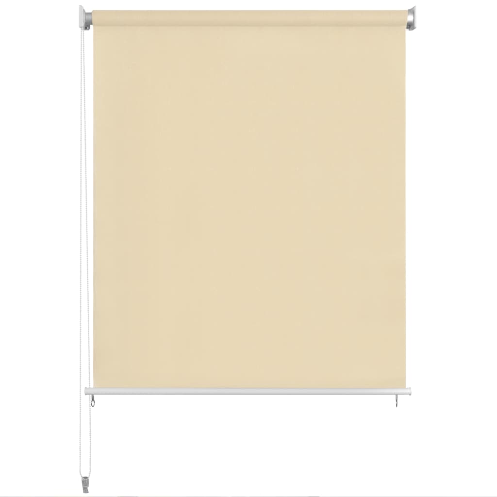 Roller Blind | Cream | High-density polyethylene (HDPE) | 180x140 cm