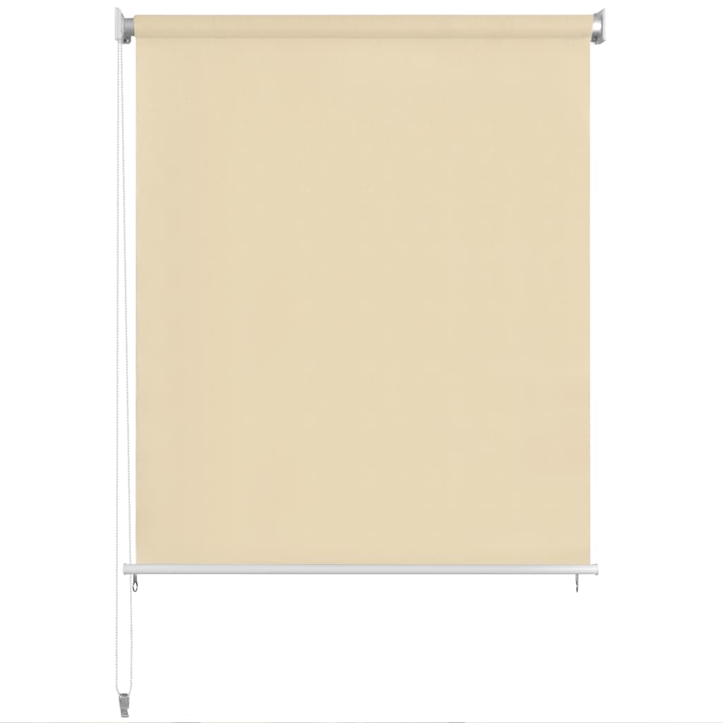 Outdoor Roller Blind 120x230 cm Cream