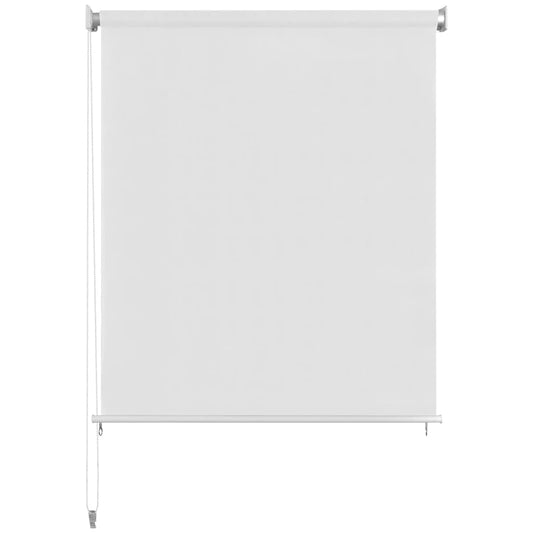 43472 vidaXL Outdoor Roller Blind 120x230 cm White