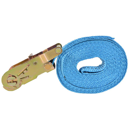 Ratchet Tie Down Straps 4 pcs 2 Tonnes 6mx38mm Blue