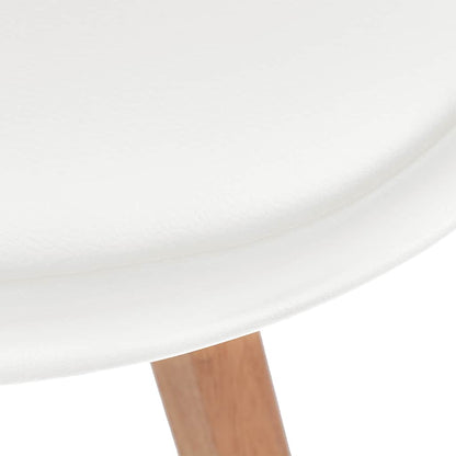 Dining Chairs 2 pcs White Plastic