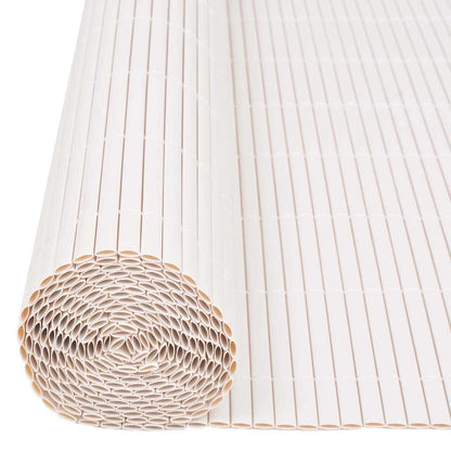 Double-Sided Garden Fence 90x300 cm White
