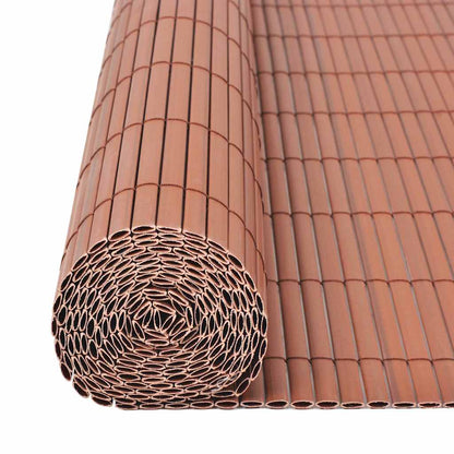 Garden Fence Brown 150 x 300 cm PVC